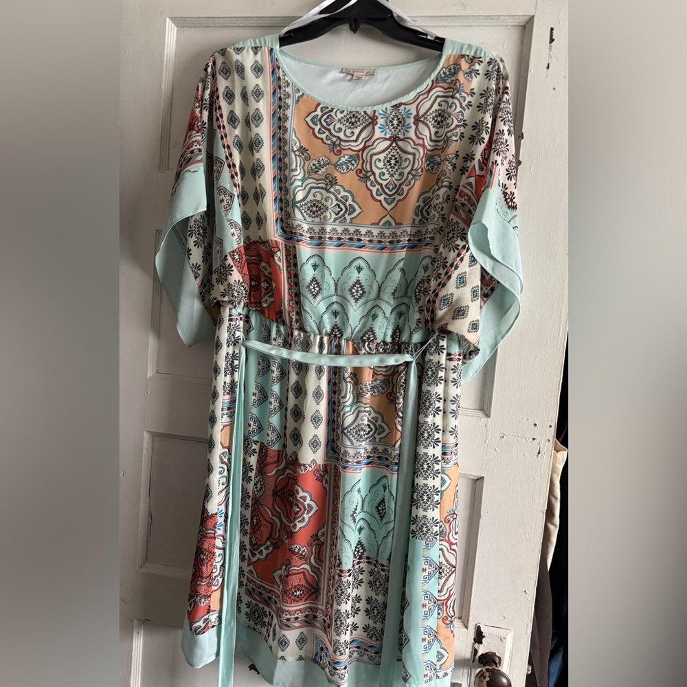 Bohemian Patchwork Dress - 14W - Never worn